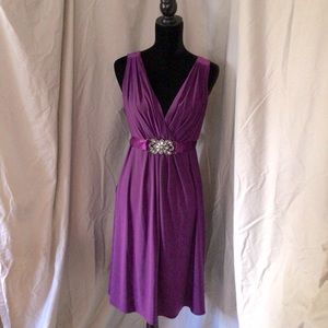 Perfect Party dress with decorative buckle